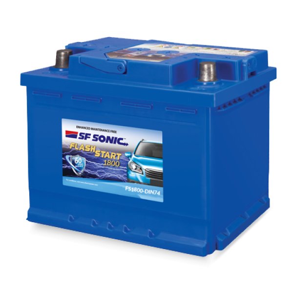 SF Sonic Car Battery FS1800-DIN74